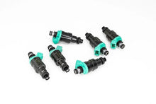 Load image into Gallery viewer, DeatschWerks Universal 1000cc Low Impedance 14mm Upper Injector - Set of 8 - Back View