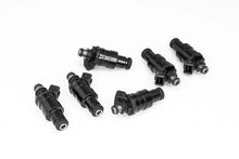 Load image into Gallery viewer, DeatschWerks Universal 1200cc Low Impedance 11mm Upper Injector - Set of 6 - Main Product View