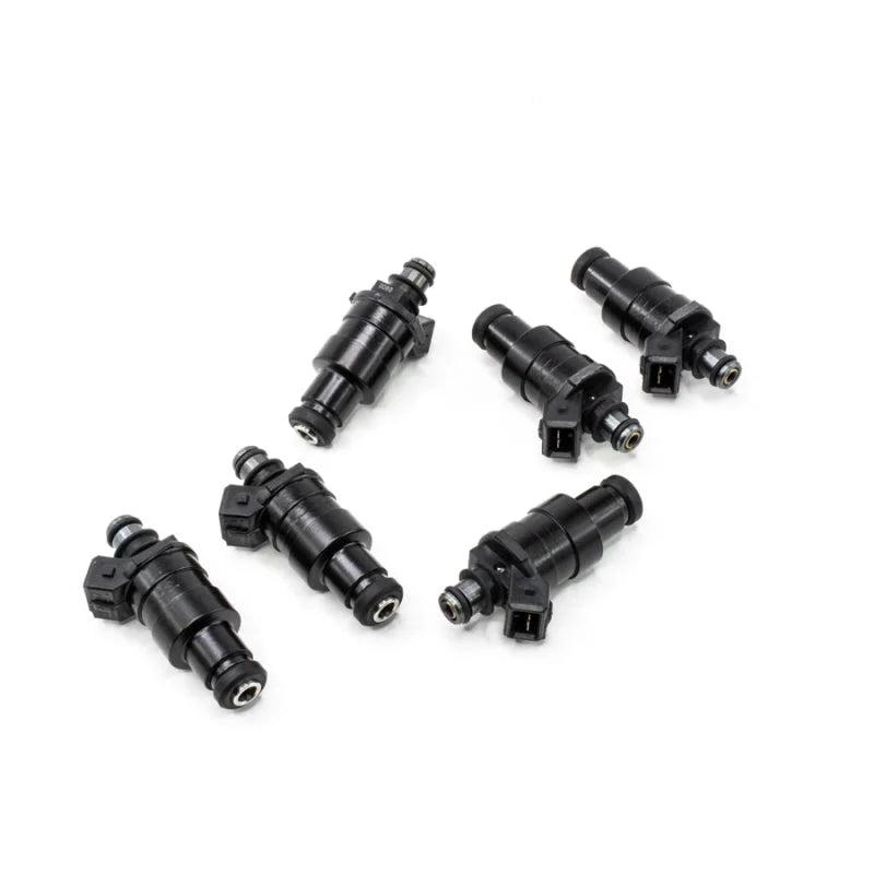DeatschWerks Universal 1200cc Low Impedance 11mm Upper Injector - Set of 6 - Back View
