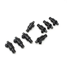 Load image into Gallery viewer, DeatschWerks Universal 1200cc Low Impedance 11mm Upper Injector - Set of 8 - Side View