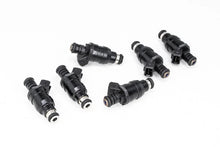 Load image into Gallery viewer, DeatschWerks Universal 1200cc Low Impedance 14mm Upper Injector - Set of 6 - Side View