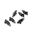 Load image into Gallery viewer, DeatschWerks Universal 1200cc Low Impedance 14mm Upper Injector - Set of 6 - Installation View