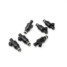 Load image into Gallery viewer, DeatschWerks Universal 1200cc Low Impedance 14mm Upper Injector - Set of 6 - Installation View