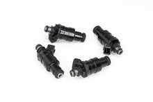 Load image into Gallery viewer, DeatschWerks Universal 1200cc11mm Upper Low Impedance Injectors (Set of 4) - Main Product View
