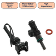 Load image into Gallery viewer, DeatschWerks Universal 1250cc Single Fuel Injector / 34mm Length / 14mm O-Ring Seals