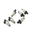 Load image into Gallery viewer, DeatschWerks Universal 1800cc Low Impedance 14mm Upper Injector - Set of 6 - Main Product View
