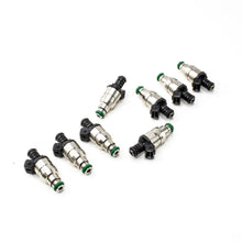 Load image into Gallery viewer, DeatschWerks Universal 1800cc Low Impedance 14mm Upper Injector - Set of 8 - Main Product View