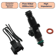 Load image into Gallery viewer, DeatschWerks Universal 2200cc Single Fuel Injector / 60mm Length / 14mm O-Ring Seals