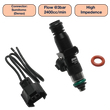 Load image into Gallery viewer, DeatschWerks Universal 2400cc Single Fuel Injector / 60mm Length / 14mm O-Ring Seals
