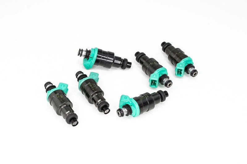 DeatschWerks Universal 350cc Low Impedance 11mm Upper Injector - Set of 6 - Side View
