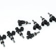 Load image into Gallery viewer, DeatschWerks Universal 40mm Compact Matched Bosch EV14 1200cc Injectors (Set of 8) - Back View
