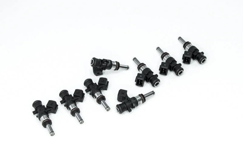 DeatschWerks Universal 40mm Compact Matched Bosch EV14 1200cc Injectors (Set of 8) - Back View