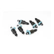 Load image into Gallery viewer, DeatschWerks Universal 450cc Low Impedance 11mm Upper Injector - Set of 6 - Side View