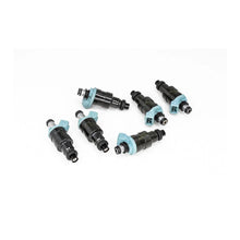 Load image into Gallery viewer, DeatschWerks Universal 450cc Low Impedance 11mm Upper Injector - Set of 6 - Side View