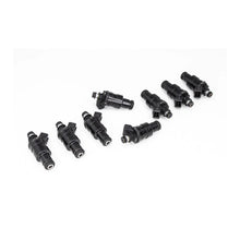 Load image into Gallery viewer, DeatschWerks Universal 550cc Low Impedance 11mm Upper Injector - Set of 8 - Side View