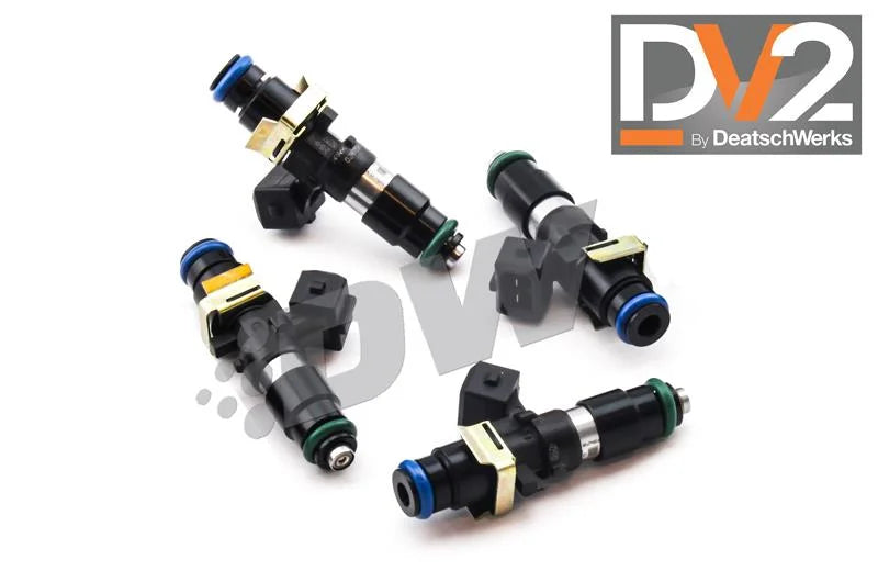 DeatschWerks Universal 60mm Long Bosch EV14 1200cc Injectors (Set of 4) - Side View