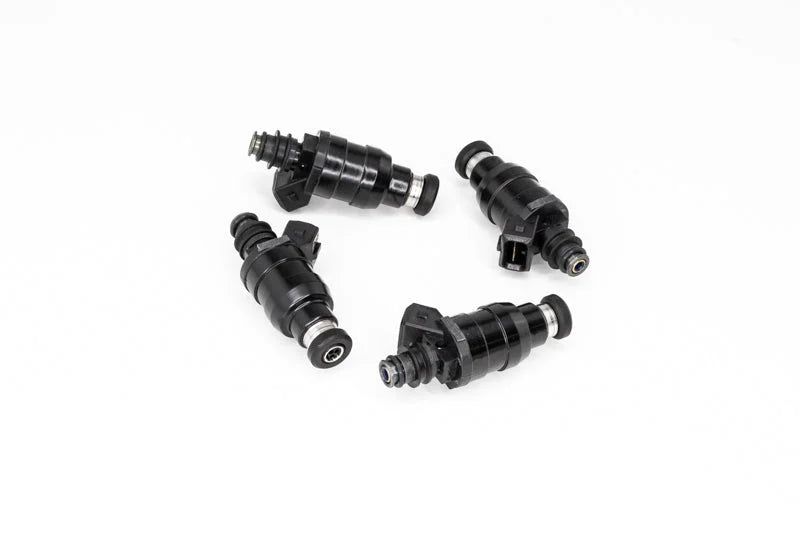 DeatschWerks Universal 800cc Low Impedance 11mm Upper Injector - Set of 4 - Installation View