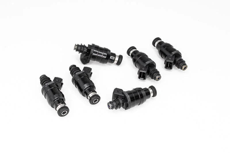 DeatschWerks Universal 800cc Low Impedance 11mm Upper Injector - Set of 6 - Side View