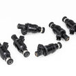 Load image into Gallery viewer, DeatschWerks Universal 800cc Low Impedance 11mm Upper Injector - Set of 6 - Main Product View
