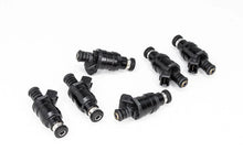 Load image into Gallery viewer, DeatschWerks Universal 800cc Low Impedance 11mm Upper Injector - Set of 6 - Main Product View