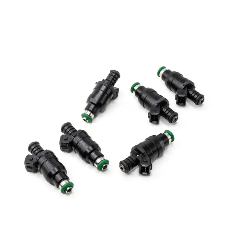 DeatschWerks Universal 800cc Low Impedance 11mm Upper Injector - Set of 6 - Side View