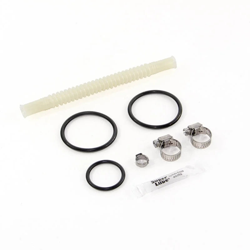 DeatschWerks VW/Audi 1.8T DW65v Fuel Pump Set Up Kit - Back View