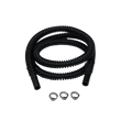 Load image into Gallery viewer, Deatschwerks Convoluted Tubing 1000mm Length x 8mm ID Side 1 x 8mm ID Side 2 - Black