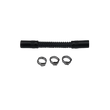 Load image into Gallery viewer, Deatschwerks Convoluted Tubing 100mm Length x 8mm ID Side 1 x 8mm ID Side 2 - Black