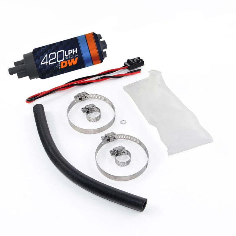 Deatschwerks DW420 Series 420lph In-Tank Fuel Pump w/ Install Kit For 90-96 300ZX Z32 - Main Product View