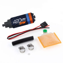 Load image into Gallery viewer, Deatschwerks DW420 Series 420lph In-Tank Fuel Pump w/ Universal Install Kit - Main Product View