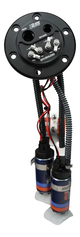 Deatschwerks X2 Pump Hanger w/ Dual DW420 for 92-00 Honda Civic