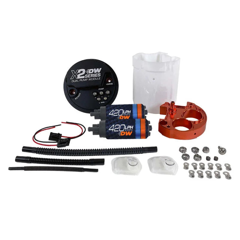 Deatschwerks X2 Series Fuel Pump Module with Dual DW420 Pumps For 2008-21 WRX/STI - Main Product View