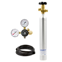 Load image into Gallery viewer, Dedenbear CO2 BOTTLE KIT, COMPLETE KIT INCLUDES 10 OZ BOTTLE, VALVE, REGULATOR &amp; TUBING AB10K - Main Product View