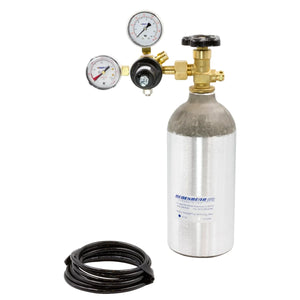 Dedenbear CO2 BOTTLE KIT, COMPLETE KIT INCLUDES 2.5 LB. BOTTLE, VALVE, REGULATOR & TUBING AB25K - Main Product View