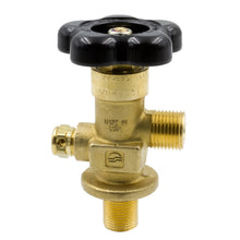 Load image into Gallery viewer, Dedenbear CO2 BOTTLE WITH VALVE, 2.5 POUND CAPACITY AB25V - Back View