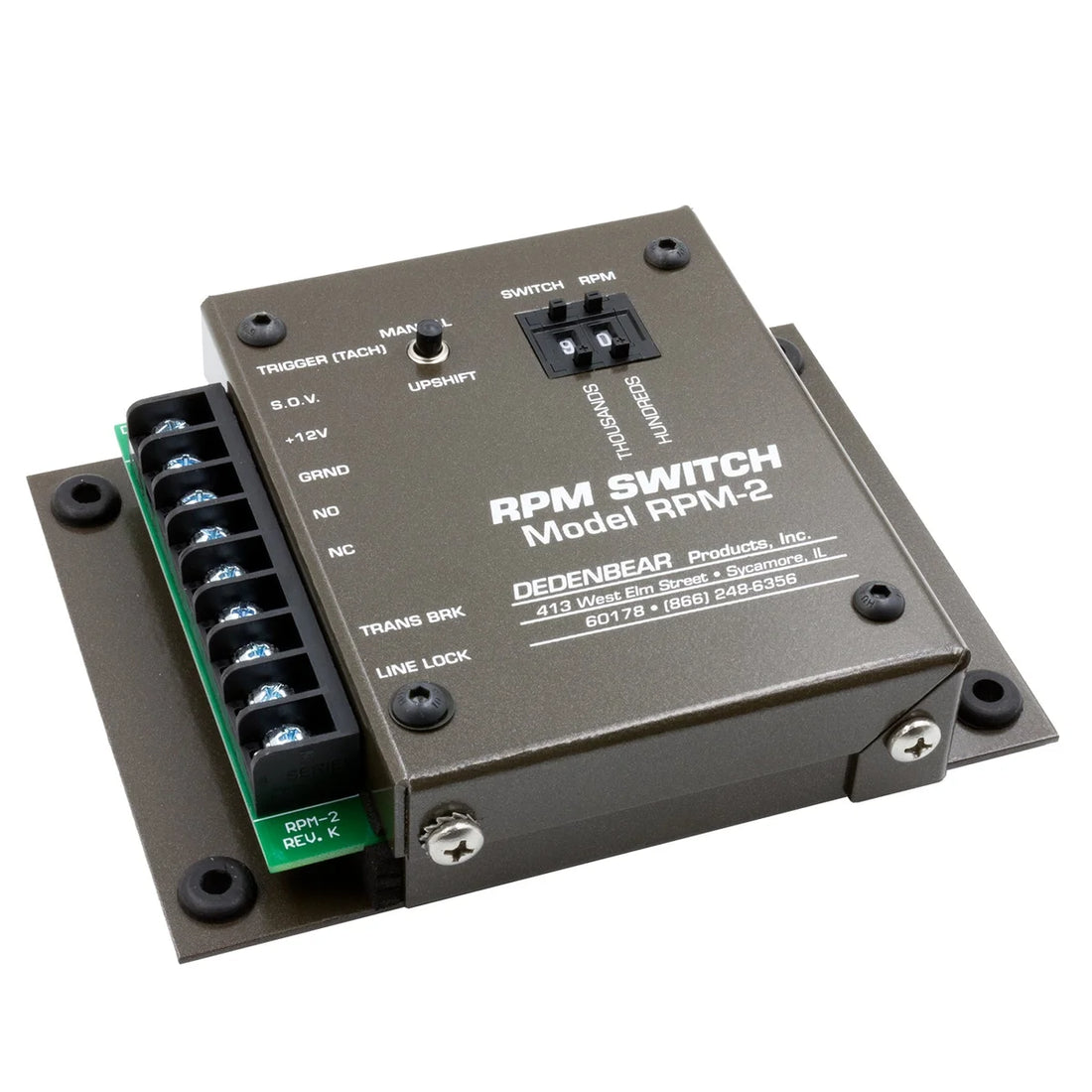 Dedenbear RPM ACTIVATED SWITCH RPM2 - Side View