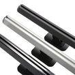 Load image into Gallery viewer, Deezee 04-23 Ford F-150/Super Duty Hex Series Side Rails - Gloss Black 6 1/2Ft Bed - Side View
