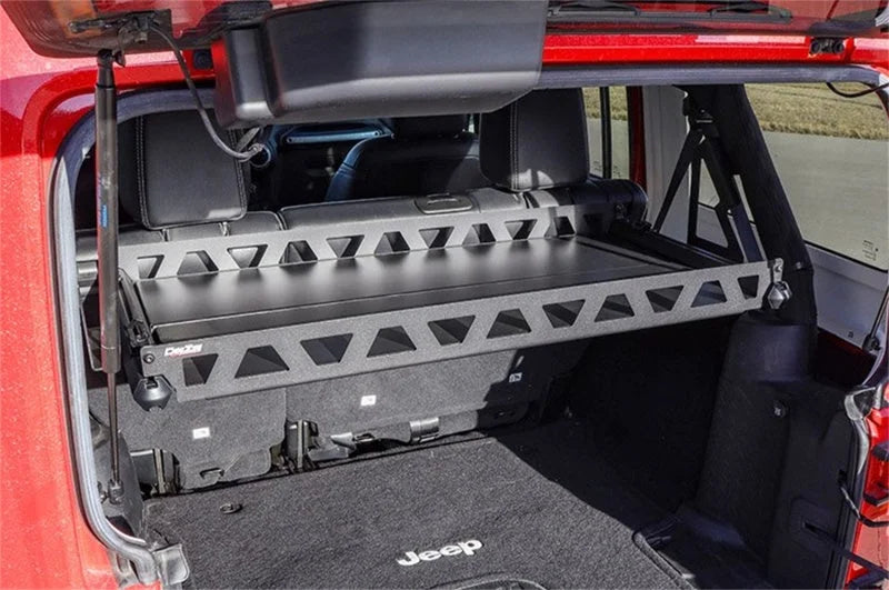 Deezee 07-23 Jeep JK/JL Jeep Interior Bolt Together Cargo Rack - Side View