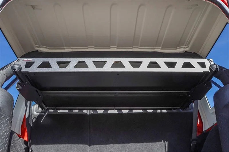 Deezee 07-23 Jeep JK/JL Jeep Interior Bolt Together Cargo Rack - Back View