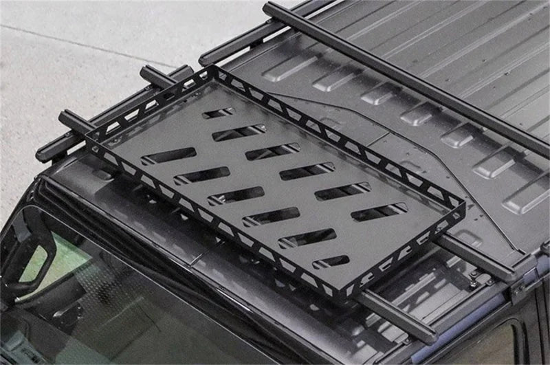 Deezee 07-23 Jeep JK/JL Jeep Interior Solid Cargo Rack - Side View