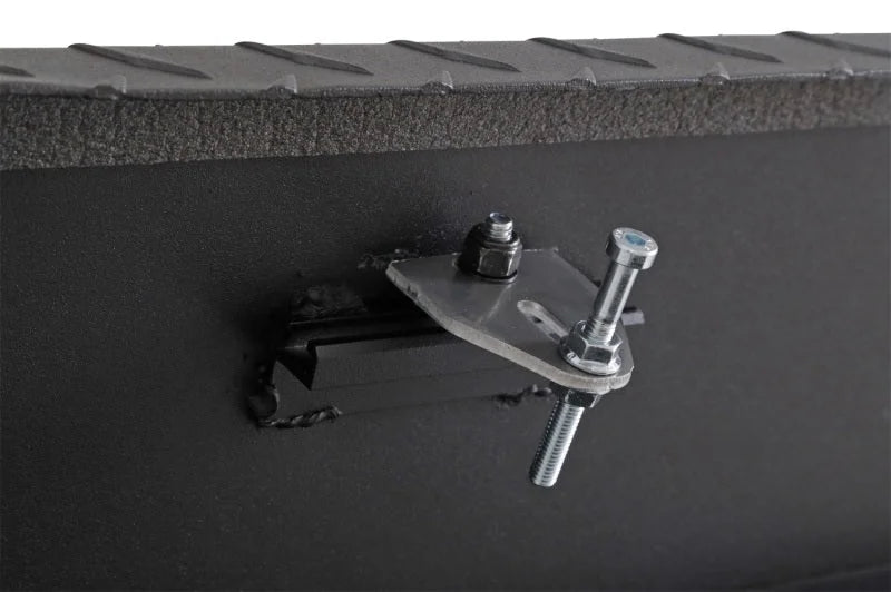 Deezee 07-23 Jeep JK/JL Tool Box - Specialty Jeep Box Wide (Txt Blk) - Installation View