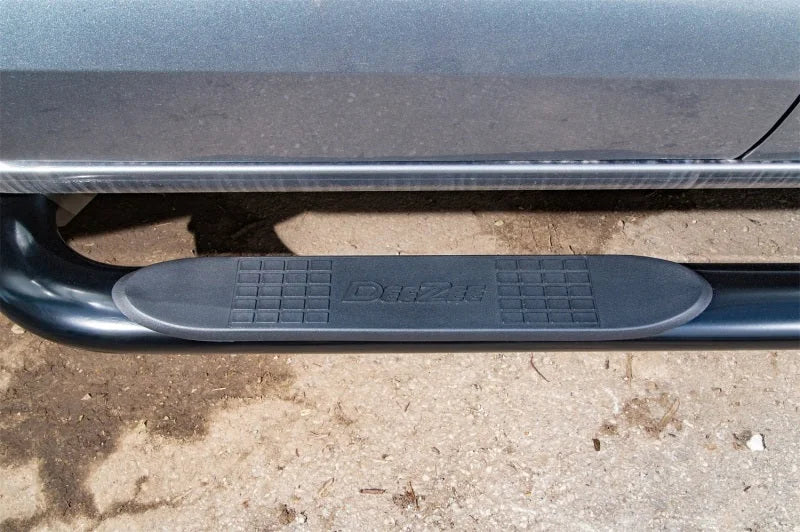 Deezee 09-2022 Dodge/Ram Ram Tubes - 4In Oval Black Steel QuadCab - Back View