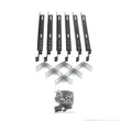 Load image into Gallery viewer, Deezee 09-21 Chevrolet/GMC Express/Savana Van Running Board Rough Step Bracket Kit - Main Product View