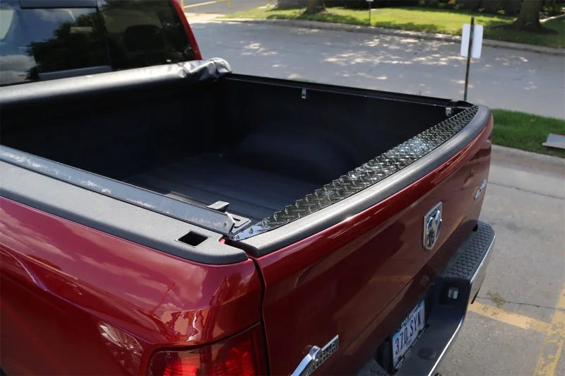Deezee 09-23 Dodge/Ram Ram Tailgate Protector Cap Black-Tread - Side View