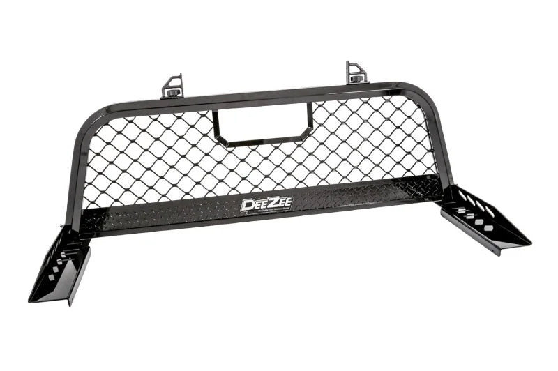 Deezee 13-23 Dodge/Ram Ram Cargo Management Cab Rack - Black Mesh - Main Product View