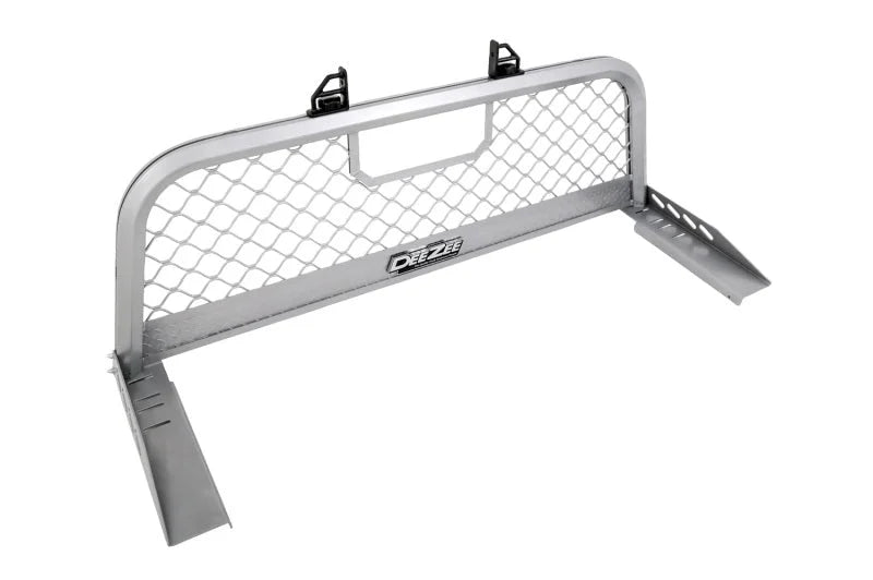 Deezee 13-23 Dodge/Ram Ram Cargo Management Cab Rack - Silver Mesh - Main Product View