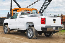 Load image into Gallery viewer, Deezee 13-23 Dodge/Ram Ram Cargo Management Cab Rack - Silver Mesh - Installation View