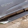 Load image into Gallery viewer, Deezee 14-18 Chevrolet Silverado Tubes - 4In Oval Stainless Polished (ExtCab) - Side View