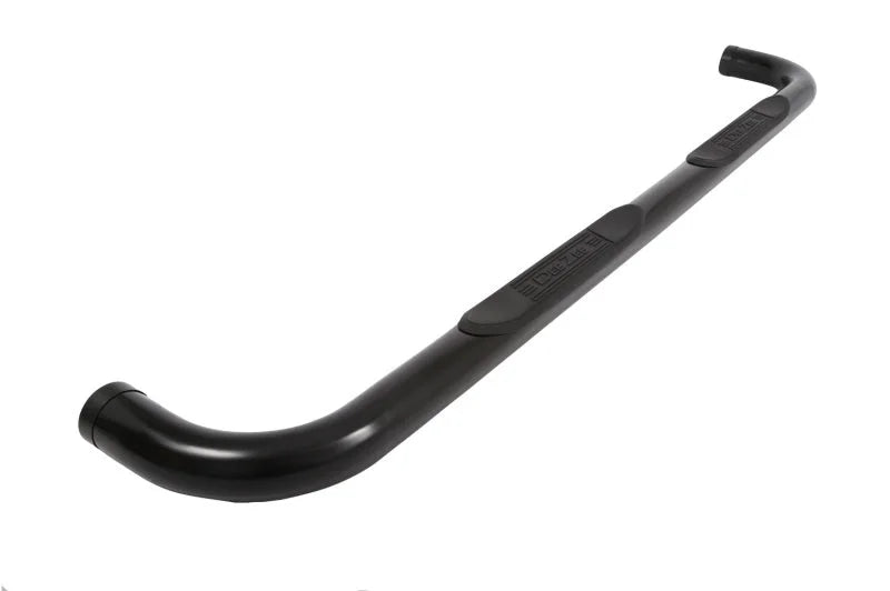 Deezee 14-19 Chevrolet Silverado Tubes - 3In Round Black Steel CrewCab - Main Product View