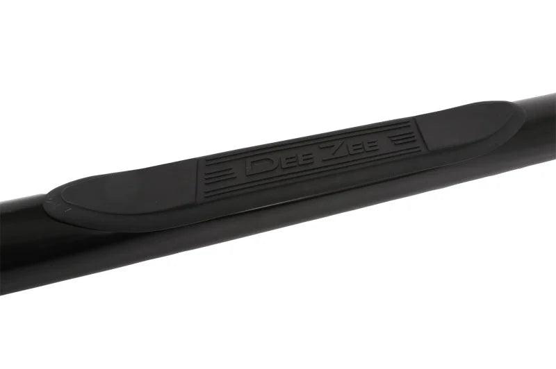 Deezee 14-19 Chevrolet Silverado Tubes - 3In Round Black Steel CrewCab - Additional View 5